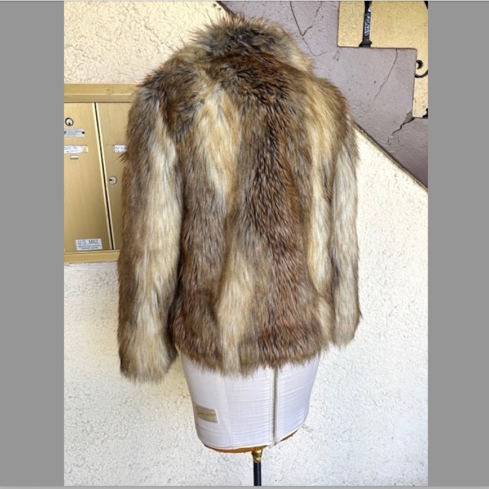 $495 ZADIG & VOLTAIRE Fame Faux Fur  Short Jacket NWOT/sz S - Picture 11 of 16
